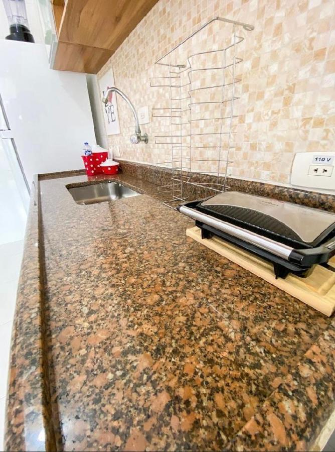Apartamento bem localizado a 450 metros da praia . Guarujá Exterior foto